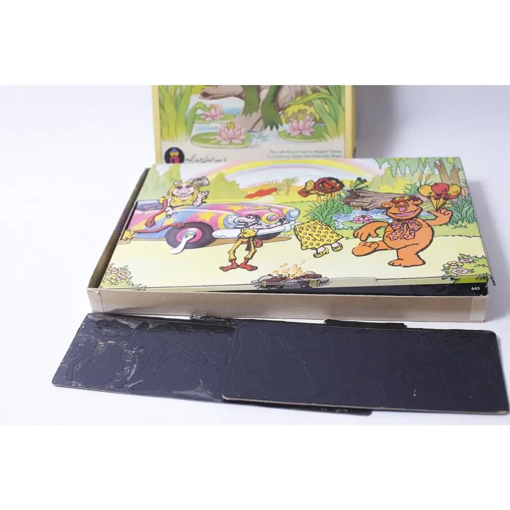 Kermit the Frog Play Set 1980 Colorforms Muppets Sticking Pieces ~ 260214-WH 980